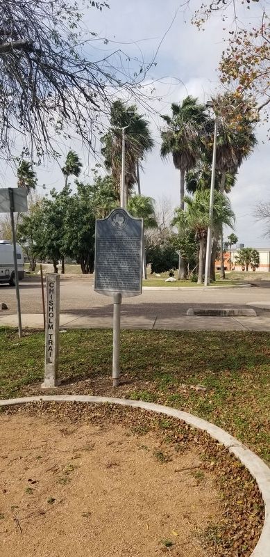 The Chisholm Trail Marker. Click for full size. The Chisholm Trail Marker image. Click for full size.
