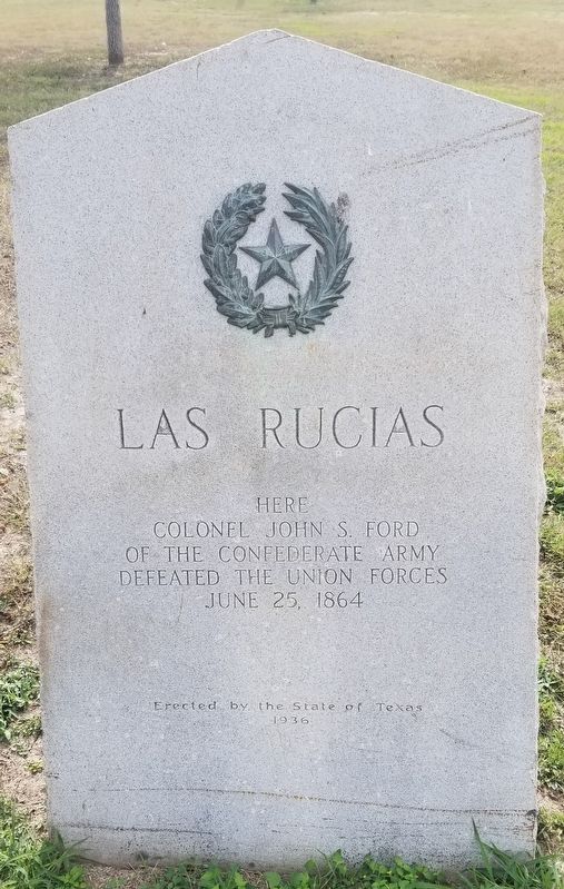 Las Rucias Marker. Click for full size. Las Rucias Marker image. Click for full size.