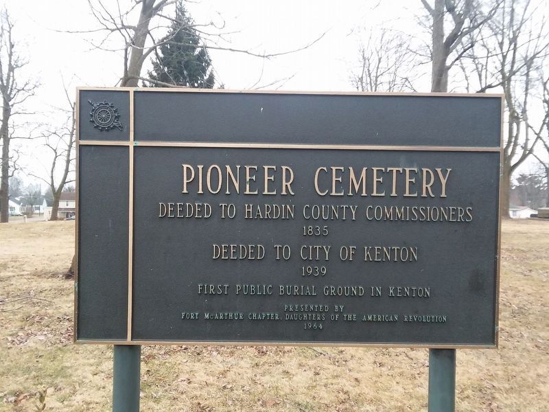 Pioneer Cemetery Marker image. Click for full size.