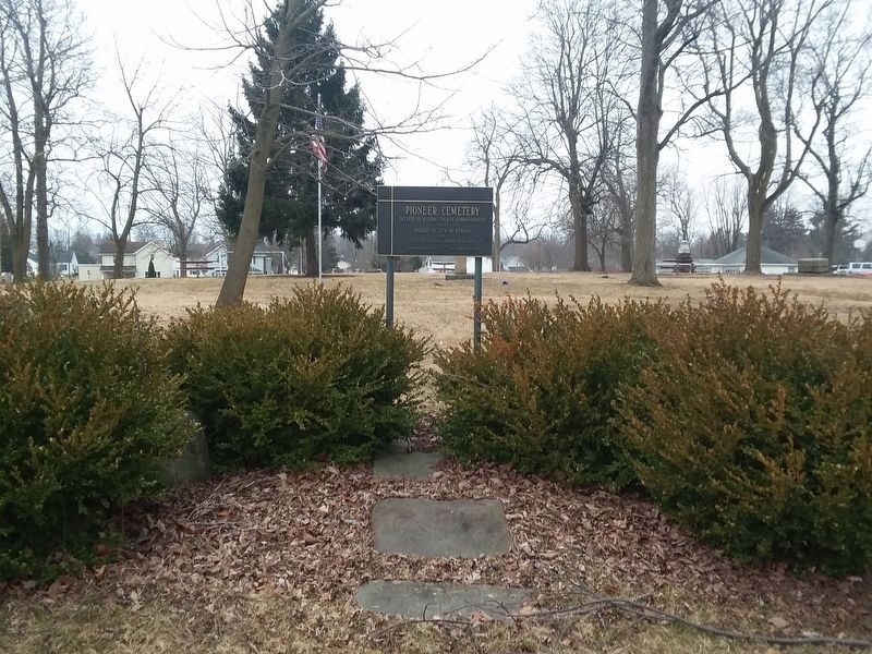 Pioneer Cemetery Marker image. Click for full size.