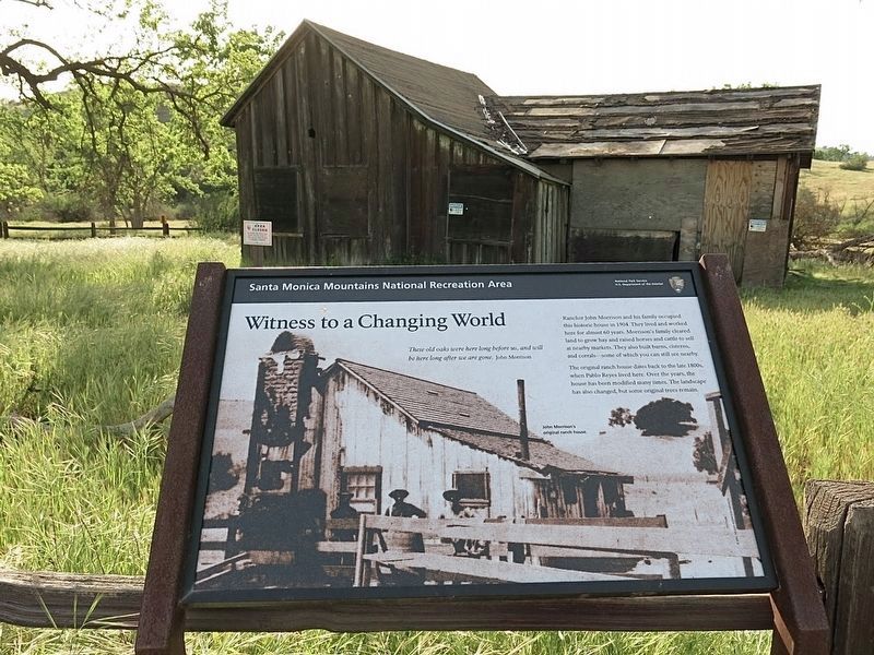 Morrison Ranch House and Marker image. Click for full size.