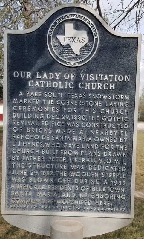 Our Lady of Visitation Catholic Church Marker image. Click for full size.