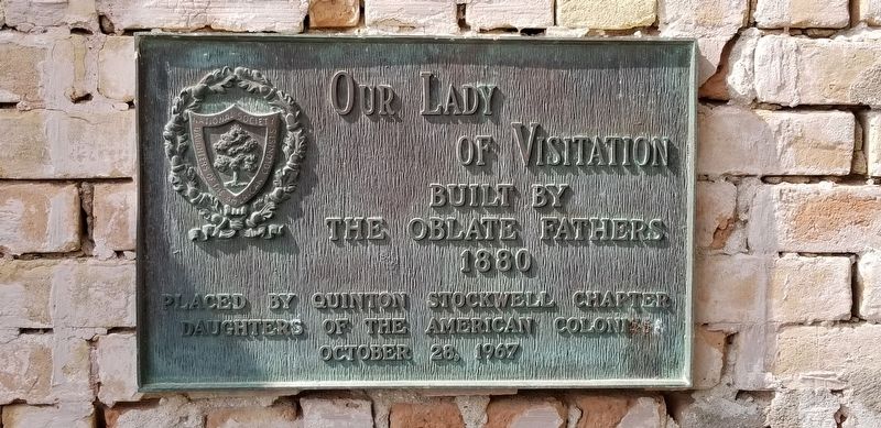 Our Lady of Visitation Marker image. Click for full size.