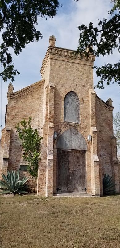 Our Lady of Visitation Marker and Church image. Click for full size.