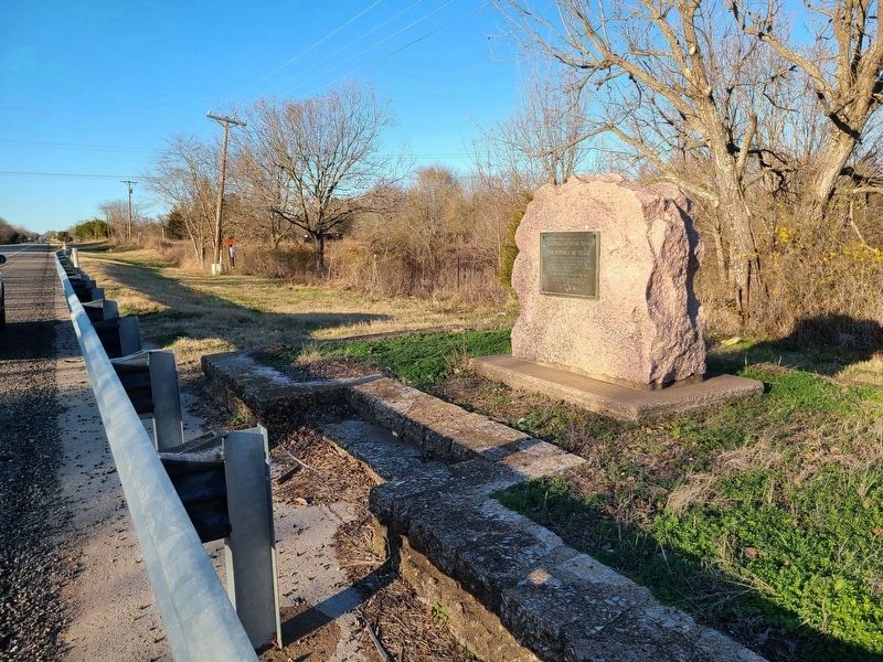 Central National Road of The Republic of Texas Marker. Click for full size. Central National Road of The Republic of Texas Marker image. Click for full size.