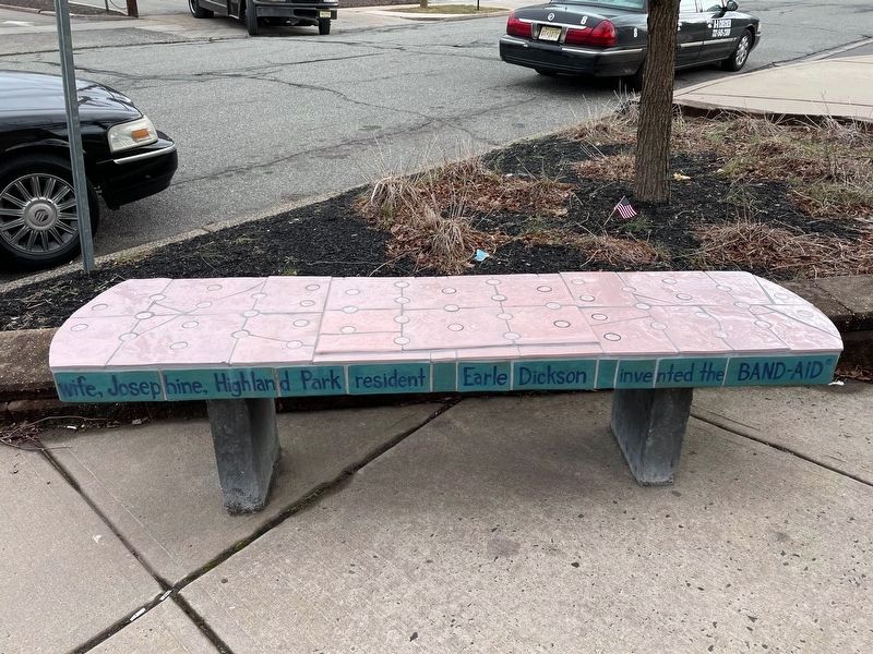 The Band-Aid Bench image. Click for full size.
