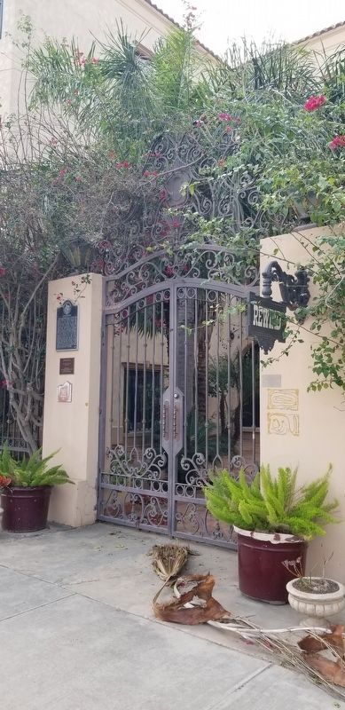 The front entrance to the Cortez Hotel image. Click for full size.