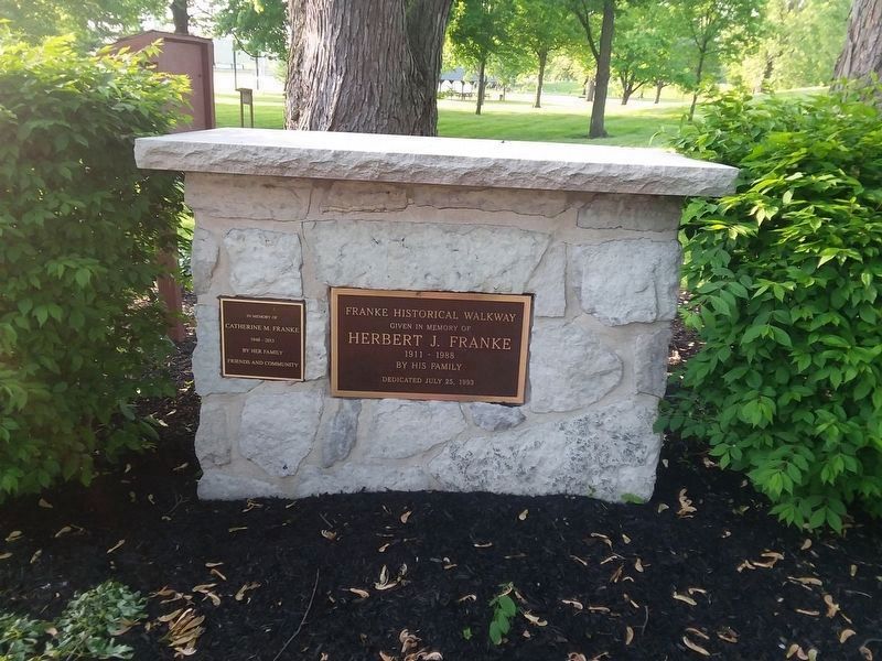 Dedication plaque nearby image. Click for full size.