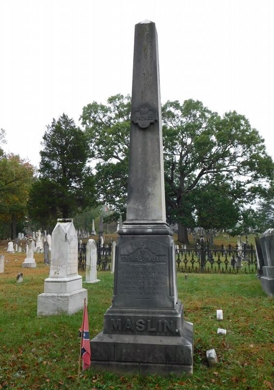 Grave of Thomas Maslin image. Click for full size.