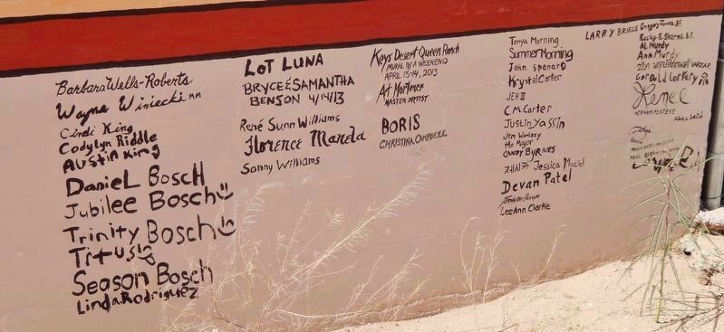 Mural Art Credits. Click for full size. Mural Art Credits image. Click for full size.
