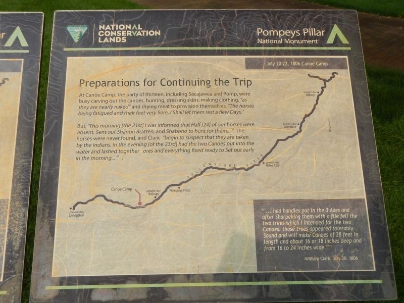 Preparations of Continuing the Trip Marker image. Click for full size.
