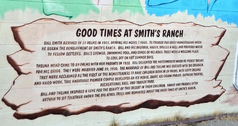 Good Times at Smith's Ranch Marker image. Click for full size.