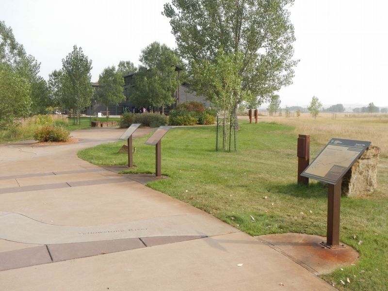 Three Forks: Clark's Party Splits Marker. Click for full size. Three Forks: Clark's Party Splits Marker image. Click for full size.