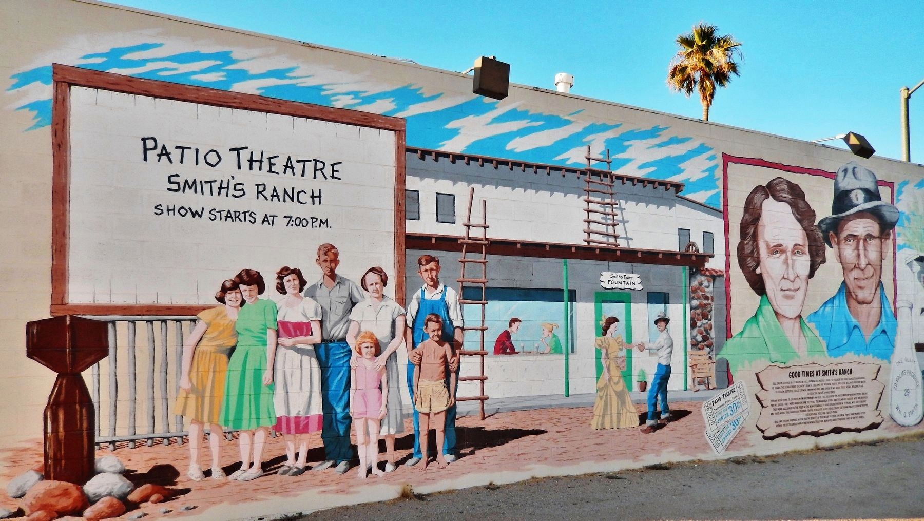 Good Times at Smith's Ranch Mural. Click for full size. Good Times at Smith's Ranch Mural image. Click for full size.
