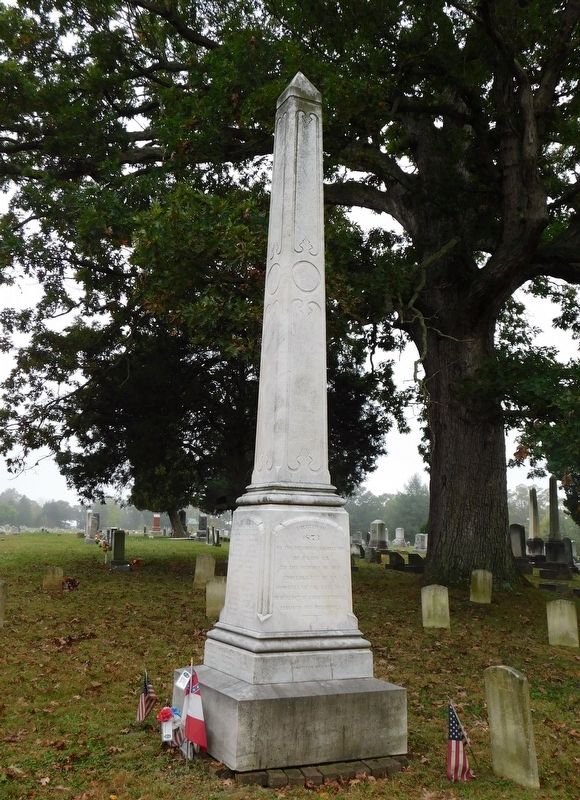 Confederate Monument at Olivet Cemetery image. Click for full size.