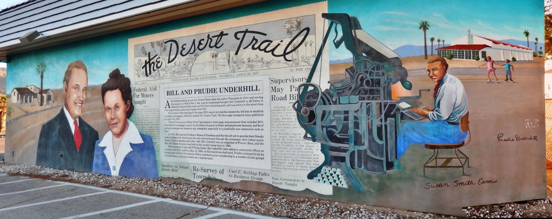 The Desert Trail Mural image. Click for full size.