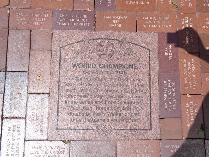 World Champions Marker image. Click for full size.