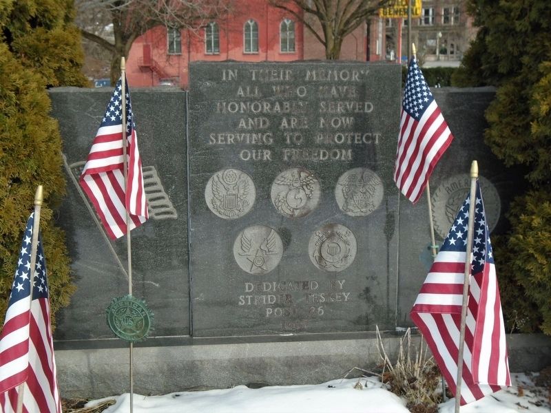 Veterans Memorial. Click for full size. Veterans Memorial image. Click for full size.