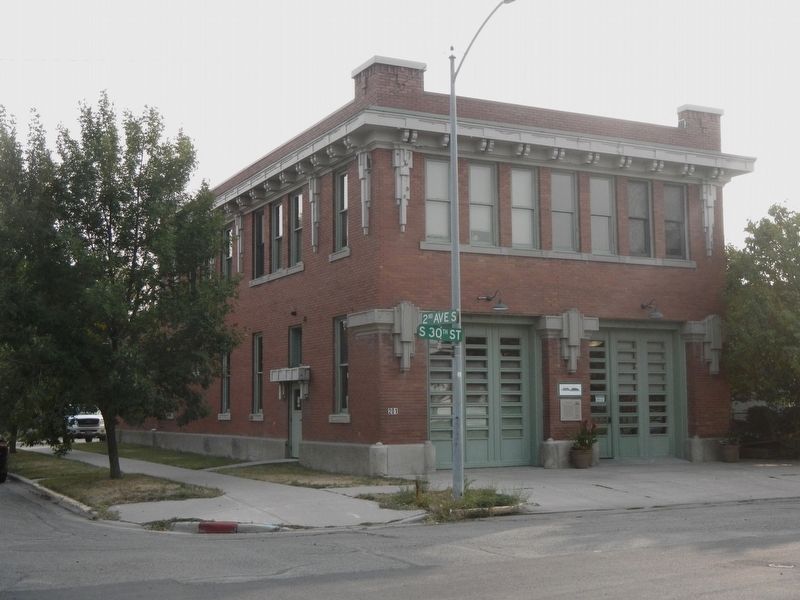 Fire House No. 2 and Marker image. Click for full size.