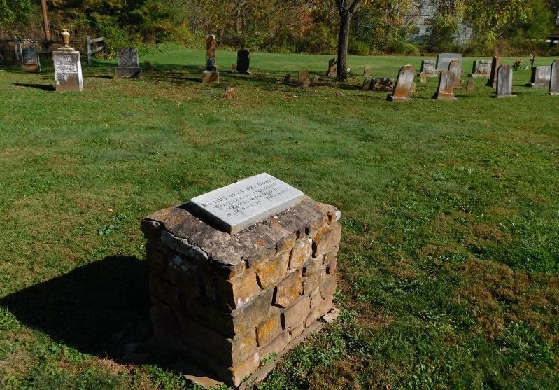 Wider View of the Burial Site image. Click for full size.