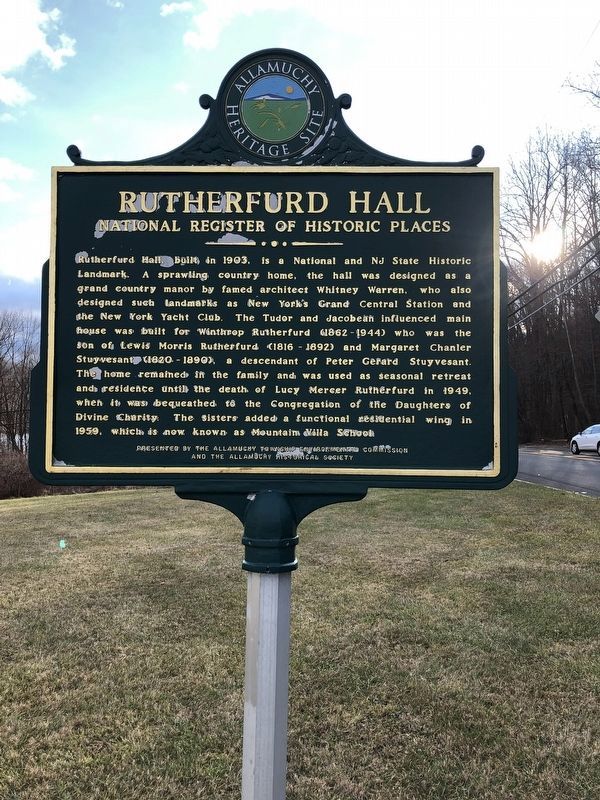Rutherfurd Hall Marker image. Click for full size.