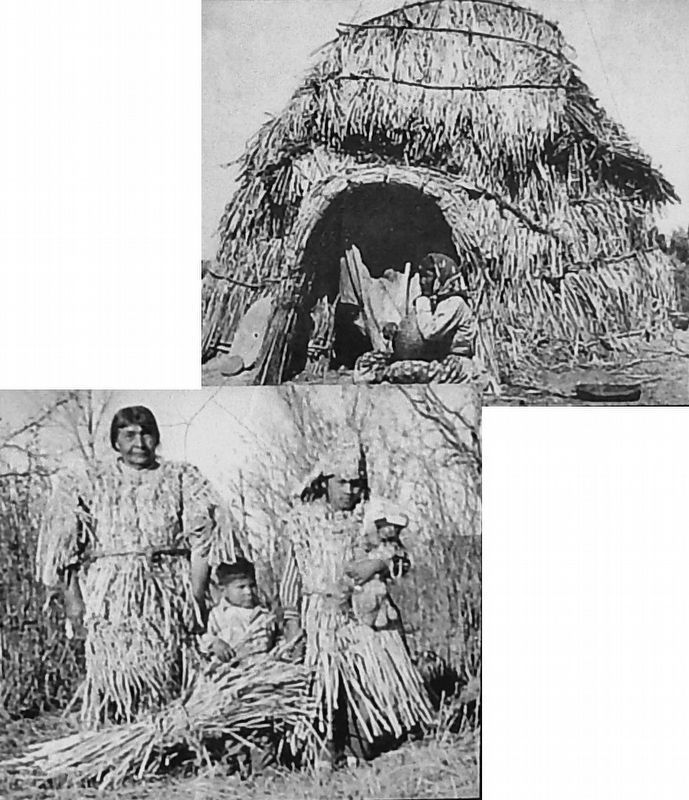 Marker detail: The Cattail-Eater People (Toidikadi) image. Click for full size.