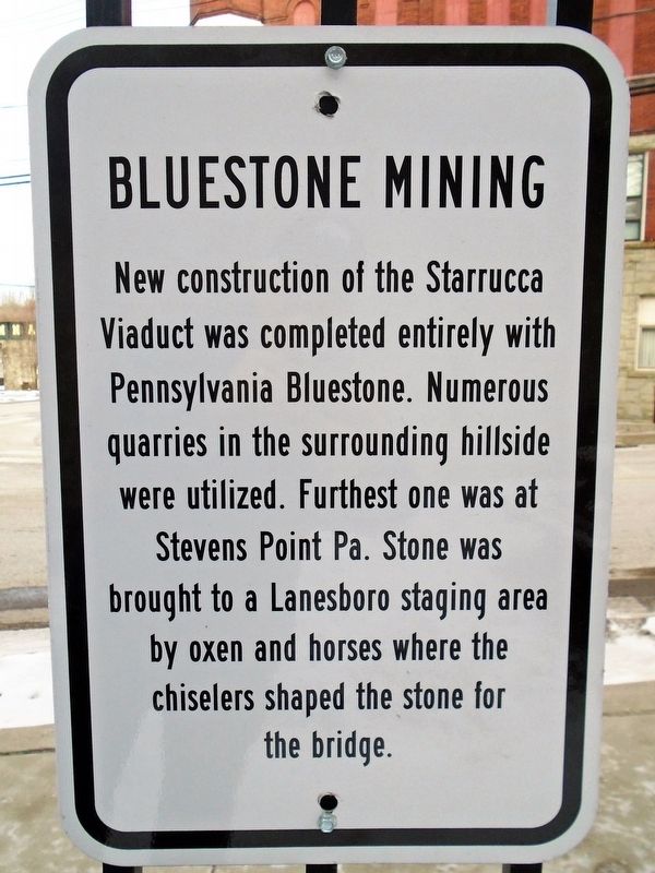 Bluestone Mining Marker image. Click for full size.