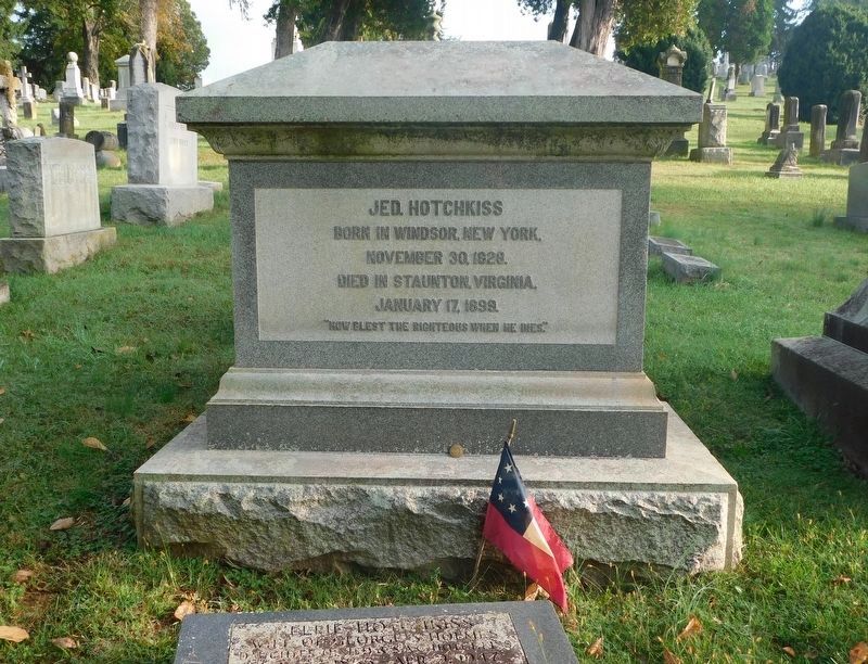 Grave of Jed Hotchkiss located in Thornrose Cemetery image. Click for full size.