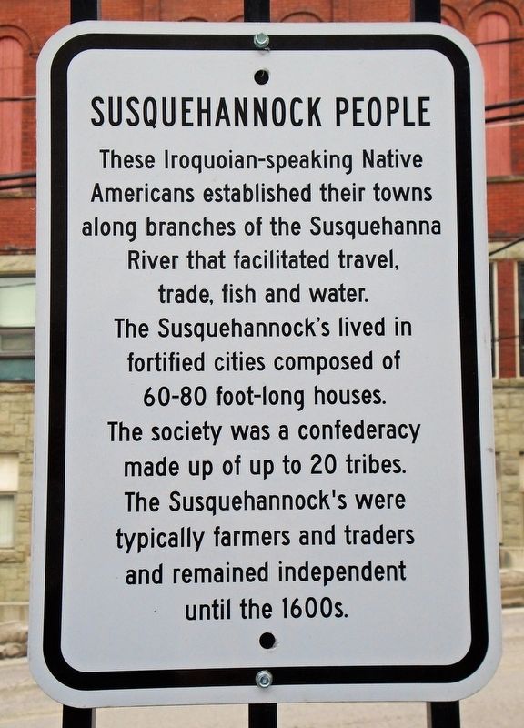 Susquehannock People Marker image. Click for full size.