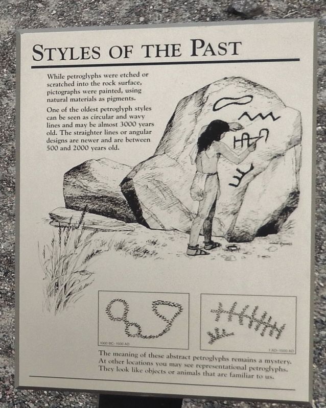 Styles of the Past Marker image. Click for full size.