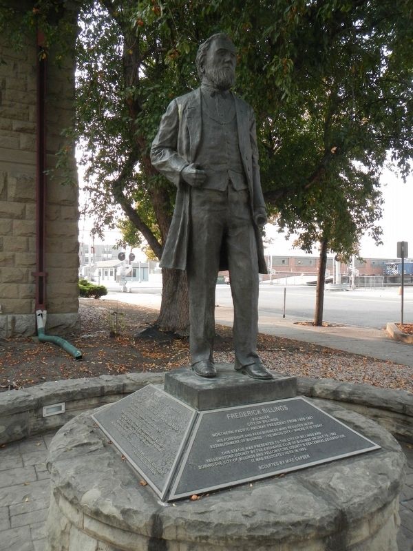 Frederick Billings Statue. Click for full size. Frederick Billings Statue image. Click for full size.