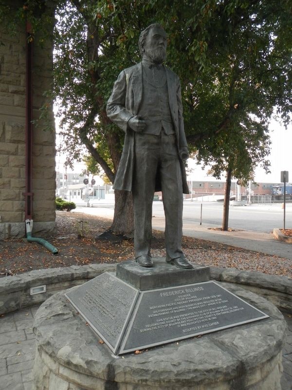 Frederick Billings Statue image. Click for full size.