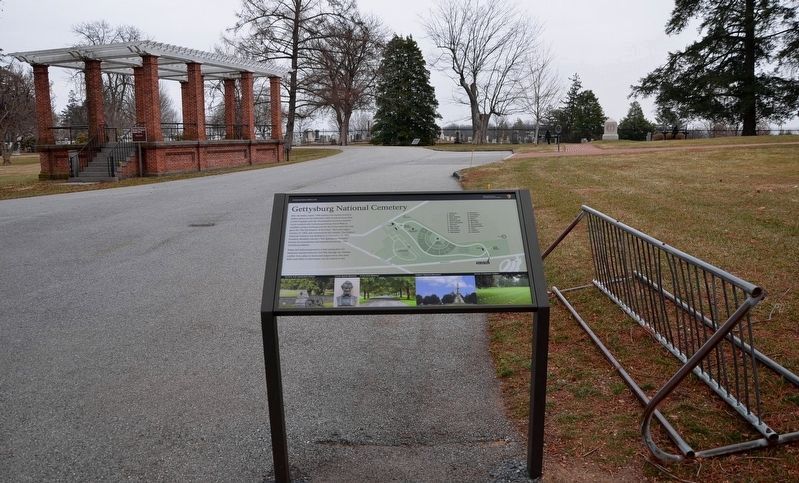 Gettysburg National Cemetery Marker image. Click for full size.