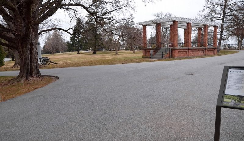 Gettysburg National Cemetery image. Click for full size.