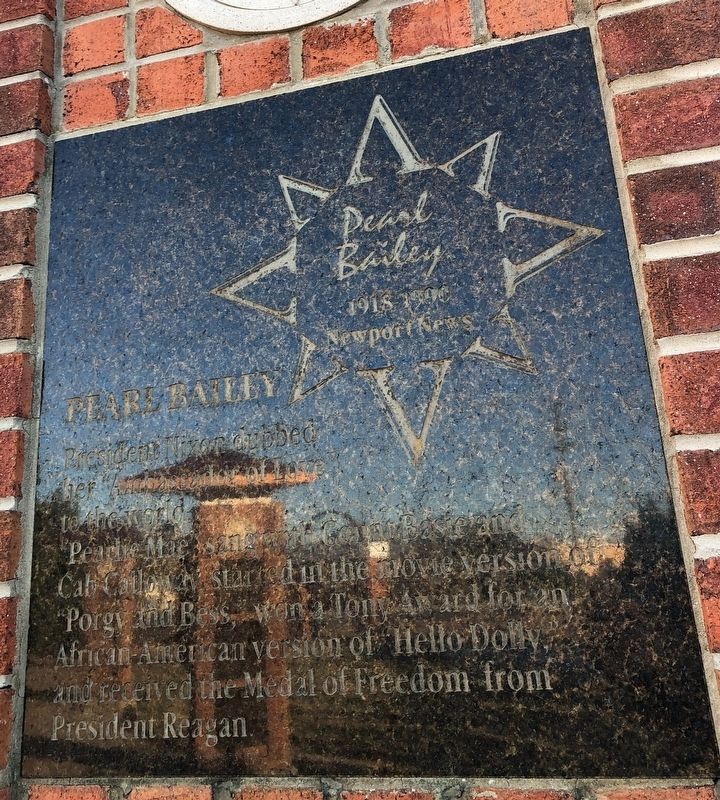 Pearl Bailey Marker. Click for full size. Pearl Bailey Marker image. Click for full size.