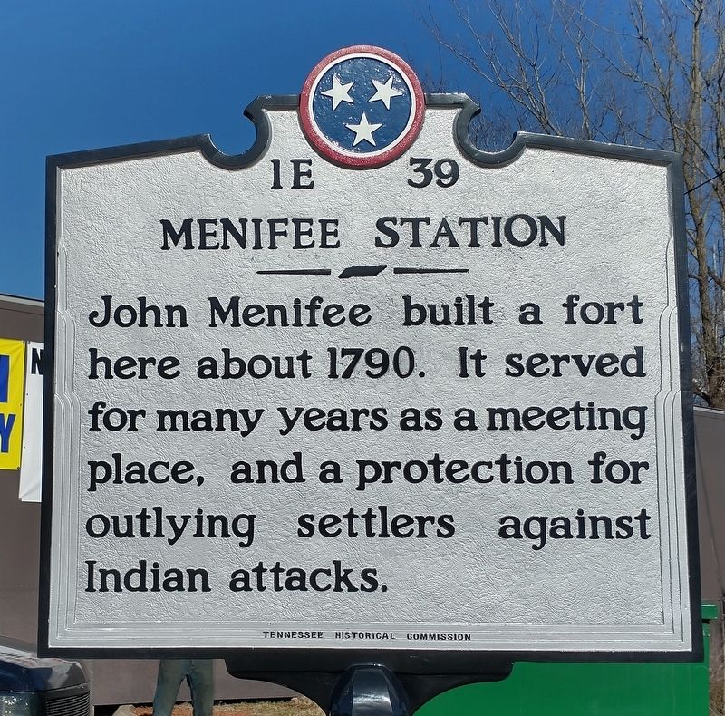 Menifee Station Marker image. Click for full size.