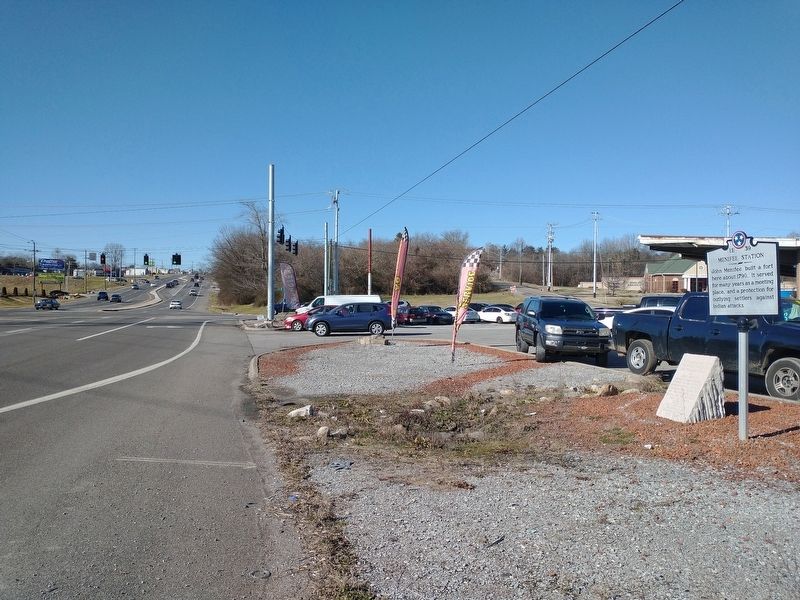 Menifee Station Marker. Click for full size. Menifee Station Marker image. Click for full size.