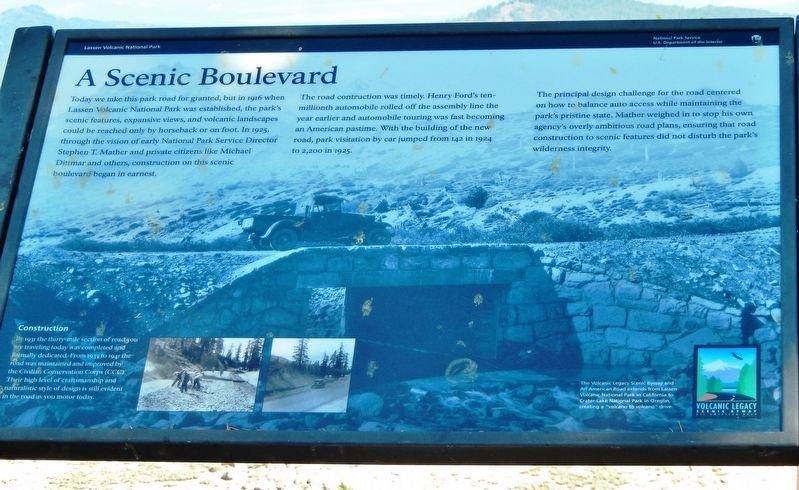 A Scenic Boulevard Marker image. Click for full size.