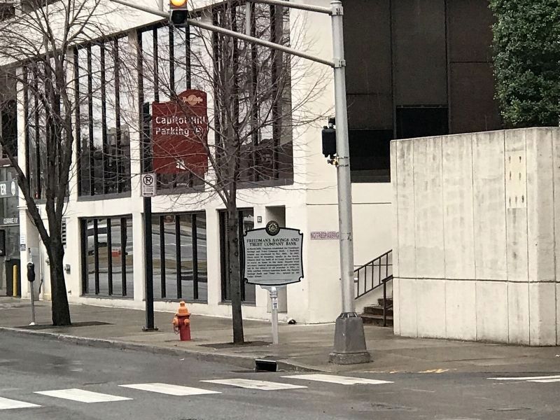 Freedman's Savings and Trust Company Bank / Duncan Hotel Marker. Click for full size. Freedman's Savings and Trust Company Bank / Duncan Hotel Marker image. Click for full size.