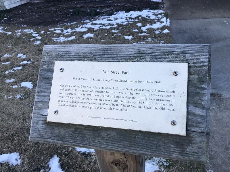 24th Street Park Marker. Click for full size. 24th Street Park Marker image. Click for full size.