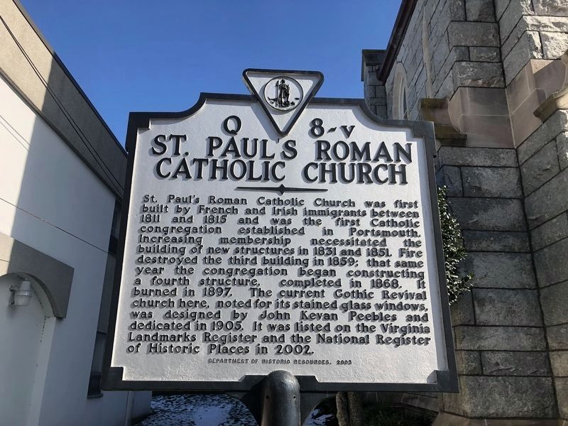 St. Pauls Roman Catholic Church Marker image. Click for full size.