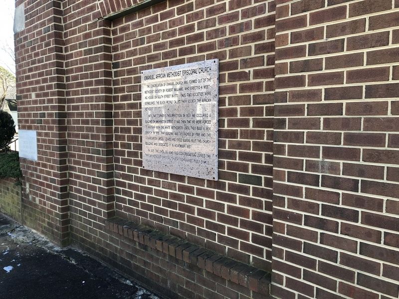 Emanuel African Methodist Episcopal Church Marker image. Click for full size.