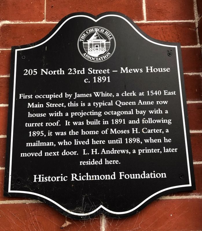 205 North 23rd Street Marker image. Click for full size.