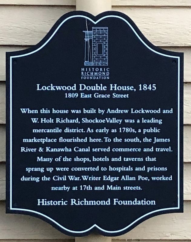 Lockwood Double House, 1845 Marker. Click for full size. Lockwood Double House, 1845 Marker image. Click for full size.