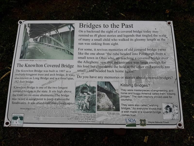 Bridges to the Past Marker. Click for full size. Bridges to the Past Marker image. Click for full size.