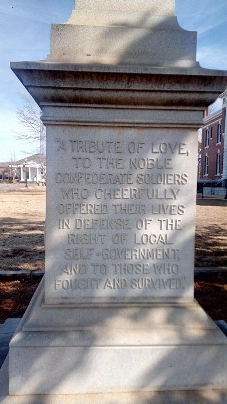 Confederate Dead 1861 t0 1865 Marker image. Click for full size.