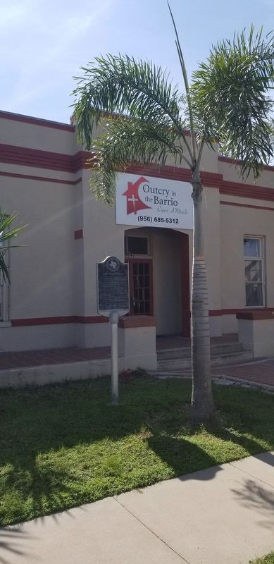 First Pharr School Marker. Click for full size. First Pharr School Marker image. Click for full size.