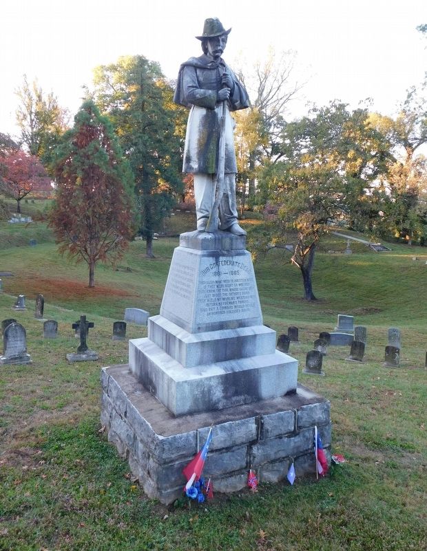 Our Confederate Dead Marker. Click for full size. Our Confederate Dead Marker image. Click for full size.