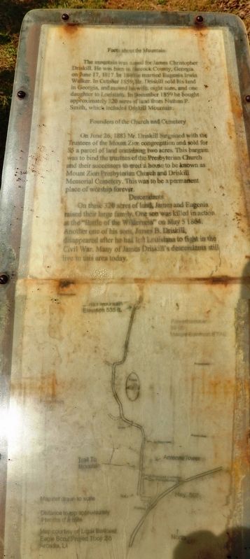 Driskill Mountain Marker image. Click for full size.