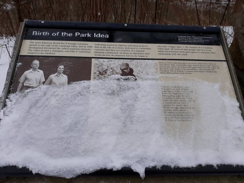 Birth of the Park Idea Marker image. Click for full size.